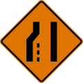 CW4-2L Lane ends (left)