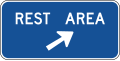 D5-2 Rest area (diagonal right arrow)