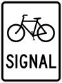 R10-10b Bicycle signal