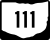 State Route 111 Truck marker