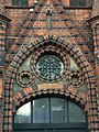 Detail on the arched portal (notice the inscription "Eingang 3")