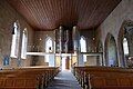 The nave, with the Thomas organ