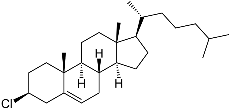 File:Cholesteryl chloride.png