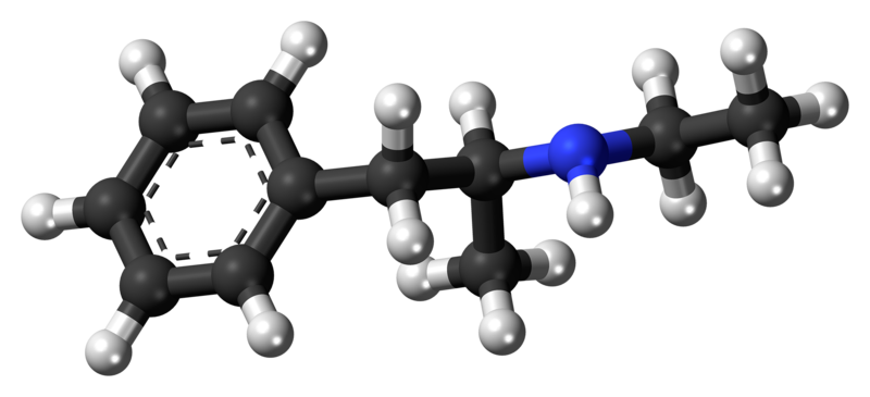 File:Etilamfetamine molecule ball.png