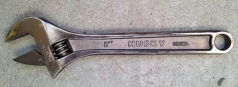 File:Husky adjustable wrench.jpg