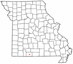 Location of Kissee Mills in Missouri