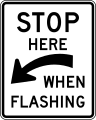 R8-10a Stop here when flashing (alternative)