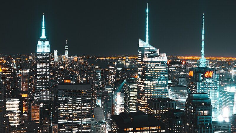 File:Manhattan Skyline night.jpg