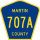 County Road 707A marker