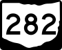 State Route 282 marker