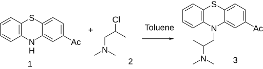 File:Aceprometazine synthesis.svg