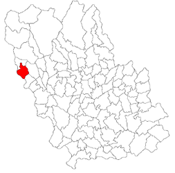 Location in Prahova County