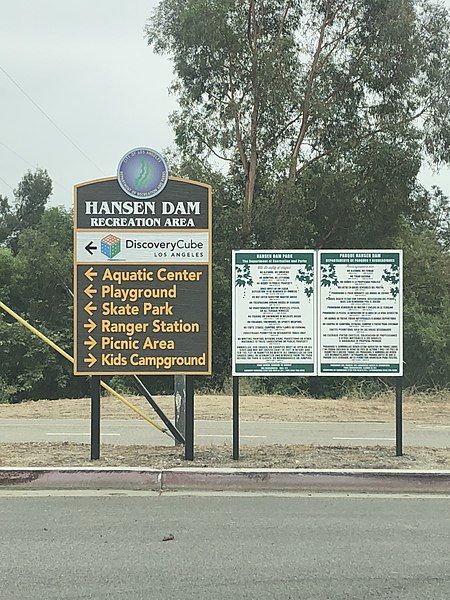 File:Hansen Dam sign.jpg