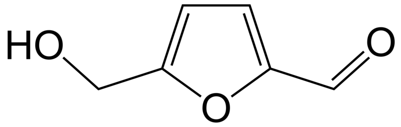 File:Hydroxymethylfurfural-2D-skeletal.png