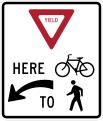 R1-5dL Yield here to trail crossing (left)