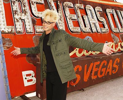 SawChuck in 2011 at the Las Vegas Neon Museum