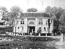 The Negro Building at the Appalachian Exposition (1910–1911), designed and built by John Henry Michael, Knoxville College faculty and students