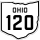 State Route 120 marker