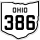 State Route 386 marker