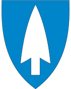 Coat of arms of Odda Municipality (1982-2019)