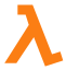 Orange greek letter Lambda