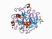 1d6w: STRUCTURE OF THROMBIN COMPLEXED WITH SELECTIVE NON-ELECTROPHILIC INHIBITORS HAVING CYCLOHEXYL MOIETIES AT P1