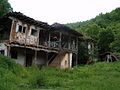 Residential buildings burned by the Turks