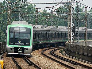 A Seoul Metro line 2 VVVF train in 2005