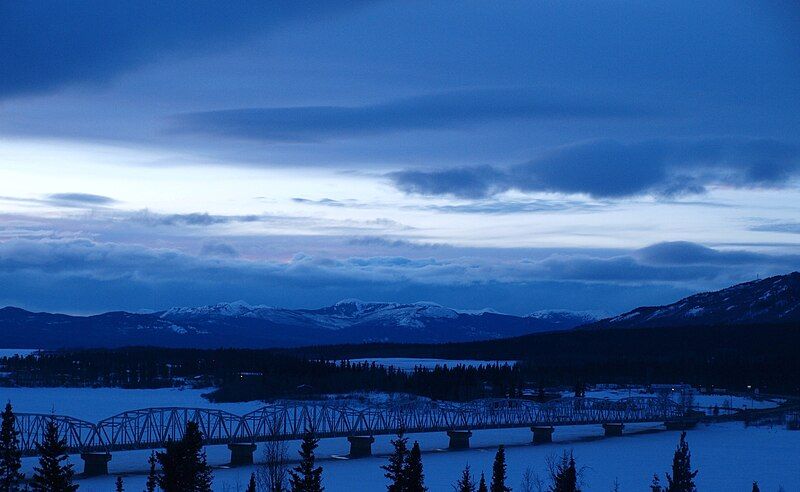 File:Teslin at dusk.jpg