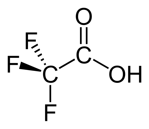 File:Trifluoroacetic acid.svg