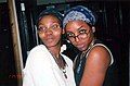 Image 51Two women wearing bandanas, 1999. (from 1990s in fashion)