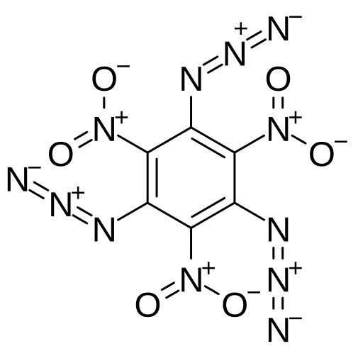 File:1,3,5-Triazido-2,4,6-trinitrobenzene structure.svg