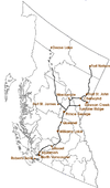 System map of BC Rail