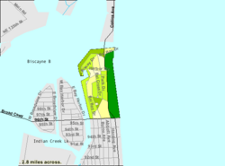 U.S. Census Bureau map showing village boundaries