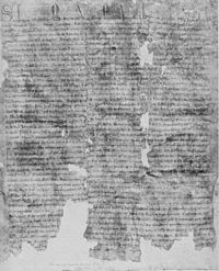 Barons' Letter, 1301, exemplar A