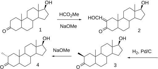 File:Drostanolone synthesis.svg