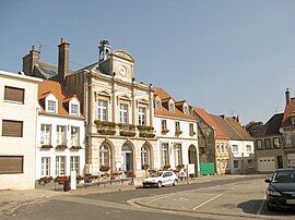 Town hall and plaza