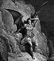 Satan, as invented by Gustave Doré, in John Milton's Paradise Lost (1866), Gustave Doré