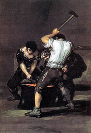 Francisco Goya, The Forge, 1817[304]