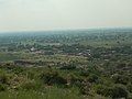 View of the village from the mountain.