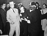 Oswald being shot by Jack Ruby