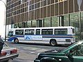 TransLink bus N4169 at Burrard Station, running route 210.