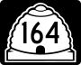 State Route 164 marker