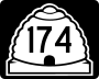 State Route 174 marker