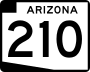 State Route 210 marker