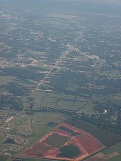 2009 aerial photo of Gonzales