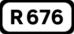 R676 road shield}}