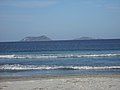 Michaelmas Island (left) and Breaksea Island (right) as viewed from Middleton Beach, Albany