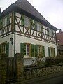 Former Protestant rectory in Oberotterbach, built 1732