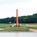 The Rheinorange sculpture